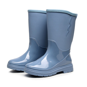 <span class=keywords><strong>Stivali</strong></span> da Pioggia in PVC alla Moda per Donne, Scarpe Impermeabili in Colori Vivaci con Proprietà Antiscivolo per l'Estate - Product Image 2