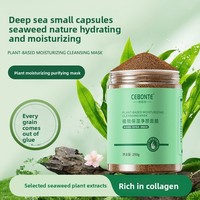 Masque facial hydratant aux herbes et aux sept graines, matière première à base de particules fines d'algues marines, pour salon de beauté, vidéo TikTok
