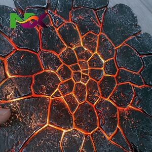 Accesorios para Figuras de Acción Shf, Modelo de Efectos Especiales de Escena de Batalla con Grietas de Roca Magma USB, Decoración de Escenas de Fuego, Plataforma de Modelo de Anime - Product Image 3