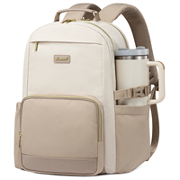 LOVEVOOK Sac à dos de voyage pour ordinateur portable avec pochette 15.6 Inc Sac pour ordinateur portable Sac à main étanche pour le travail Sac à dos de voyage d'affaires