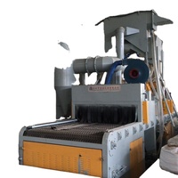 Machine de nettoyage par grenaillage à bande maillée en aluminium moulé sous pression, machine de grenaillage traversante pour coffrage en aluminium
