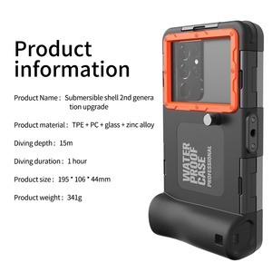 Funda Impermeable para Teléfono con Pantalla Táctil de 15M para Fotografía Subacuática, Natación, Snorkel y Buceo, Universal para Samsung - Product Image 1