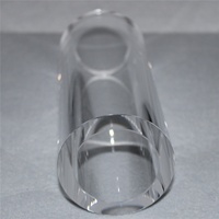 Meilleur prix, tube en saphir ou en verre de qualité optique personnalisé en usine avec support OEM, revêtement antireflet et tolérances de précision