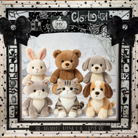 Ours en peluche personnalisé, jouet en peluche doux, cadeau pour Halloween