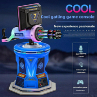 Machine d'arcade vidéo de tir Gatling à pièces pour enfants pour centres de divertissement Mall Square Game Cities Garantie 1 an