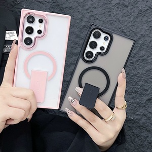 Gscase Sang Trọng Chống <span class=keywords><strong>S</strong></span>ốc Bảo Vệ Bìa Với Chủ Đứng Điện Thoại Di Động Trường Hợp Đối Với Samsung <span class=keywords><strong>Galaxy</strong></span> S25 Siêu S23 S24 FE S25 Cạnh - Product Image 1