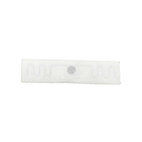 Vente en gros 200 fois 110 degrés lavage lin doux tissé blanc uhf rfid étiquette de blanchisserie pour la gestion des tissus