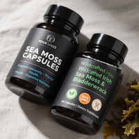 Capsules de Shilajit avec Rhodiola Rosea, complément himalayen pour le soulagement du stress et l'énergie, capsules de mousse marine, complément naturel