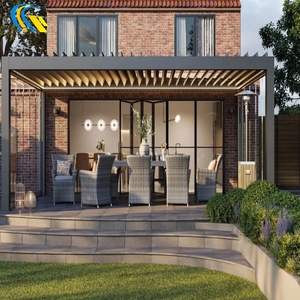 Vente directe d'usine, pergola extérieure imperméable, profil en aluminium, cadre métallique pour garages, auvents et abris de voiture - Product Image 5