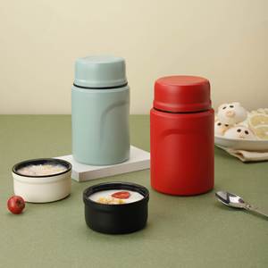 Bocal isotherme à double paroi, boîte à lunch portable en acier inoxydable 304, maintien au chaud de 6 à 12 heures, sans danger pour les aliments, personnalisable - Product Image 4