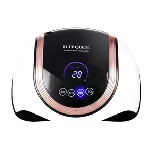 2022 BLUEQUE V11 180W High Power Fast Curing LCD Touch Screen two hands UV Led Nail UV Lamp Dryer