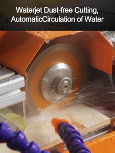 Wet Saw <b>Stone</b> Slab Automatic <b>Stone</b> <b>Cutting</b> <b>Machine</b> Marble 45 Degrees Multi-purpose Tile Grooving PLC-controlled Motor Pump Gear - Product Image 4
