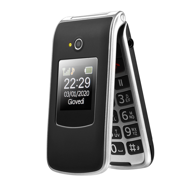 D311 GSM 2.4 Inch Cellphone Flip Unlocked Mobile Phone Dual Screen