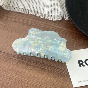 Pinza de Pelo Grande Estilo Europeo Americano Coreano, de Acetato, para Mujer, Ecológica, para Uso Diario, 10 cm, para Uso en el Hogar - Product Image 4