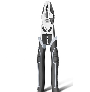 Pince à sertir multifonctionnelle pour électricien, de qualité industrielle allemande, largement utilisée, modèle Airaj 2604, avec poignée souple, OEM/ODM - Product Image 6