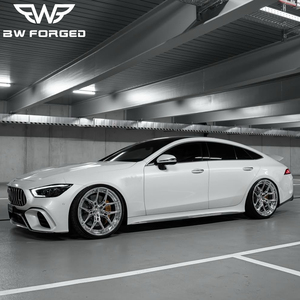 Jantes forgées BW <span class=keywords><strong>2</strong></span> pièces chromées polies 5x114.3 5x110 5x120 17 18 19 20 21 22 pouces à déport profond pour voitures BMW Audi GTR C7 C8 - Product Image 4