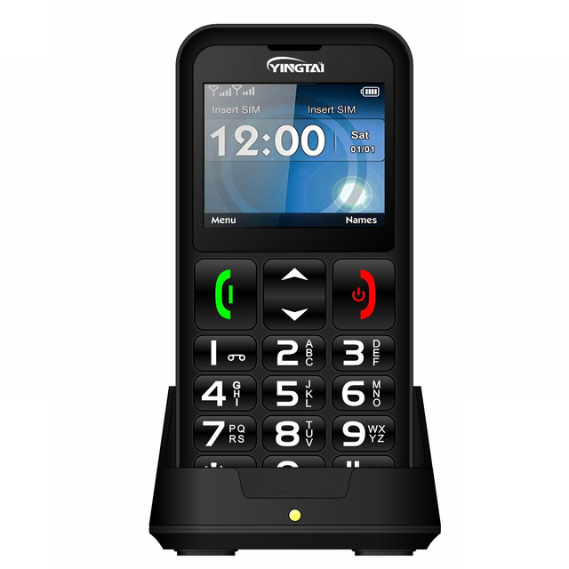 Classical 2.2 Inch Cheap Senior Phone Big Button Big Fonts Dual Sim Mobile Phone