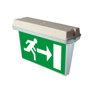 Luz de emergencia a prueba de agua IP65, señal de salida, instalación colgante de techo para interior de exterior, iluminación de emergencia contra incendios - Product Image 2