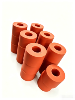 Rolo de Borracha de Silicone Antiaderente Resistente a Altas Temperaturas para Acessórios de Máquina de Laminação de Filme de Transferência Térmica e Hot Stamping