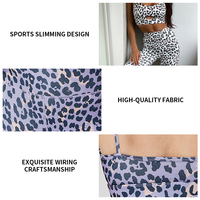 Ensemble de yoga et de sport Source Factory Cami, taille haute, froncé, effet push-up fessier, coupe ajustée, pour performance athlétique