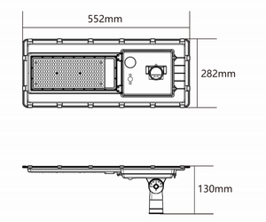Straßenbeleuchtung für den Außenbereich wasserdichter Bewegungssensor Solarlampen Led All-In-One-Solar-Straßenbeleuchtung 40 W 60 W 80 W - Product Image 4