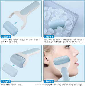 Rouleau Cryo Duo Après l'Entraînement - Masseurs en Silicone pour Thérapie Chaude/Froide pour la Salle <span class=keywords><strong>de</strong></span> Sport et la Maison - Product Image 4