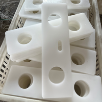 Bloc de guidage en nylon PA6 vierge, coussinet de guidage coulissant résistant à l'usure pour équipement d'automatisation