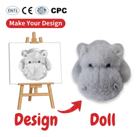 Jouets en peluche personnalisés brodés, rembourrés en coton PP doux, avec doublure en maille, cadeau d'anniversaire, broderie de logo personnalisée, ours