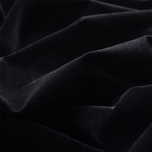 عالية الجودة دائم عادي لحمة نسيج متراكم أسود نسيج مفروشات مخملية للمجوهرات عرض - Product Image 5