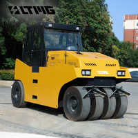 Rouleau compresseur pneumatique LTMG 10 tonnes 10t 10000kg à pneus statiques pour la construction de chaussées en asphalte