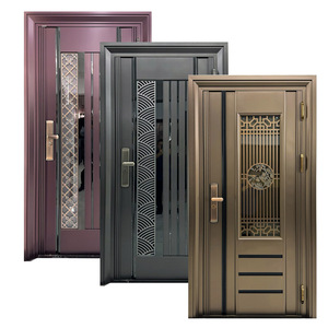 <span class=keywords><strong>Porta</strong></span> d'Ingresso Moderna Xindi Premium in Acciaio Inox 304 con Apertura Manuale - Antieffrazione e Resistente alle Intemperie - Product Image 2