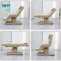 Table de massage électrique réglable minimaliste pour salon de beauté, spa médical, podologie, esthétique et tatouage