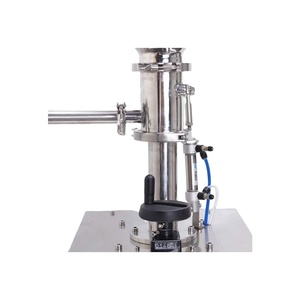 Semi-automatic Pneumatic Vertical Paste Filling Machine High-viscosity Gel Honey Shampoo Quantitative Filling <b>Plastic</b> Bottles - Product Image 5