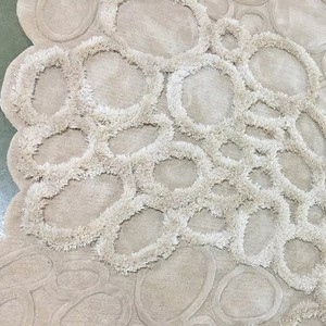 Alfombra de Diseño de Lujo, Alfombras Personalizadas para Sala de Estar, Alfombra Grande Hecha a Mano con Forma Abstracta Moderna e Irregular para Decoración del Hogar - Product Image 3