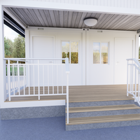Maison mobile préfabriquée populaire pour l'extérieur petite maison moderne cabine capsule bureau modulaire 20 pieds 40 pieds maisons en conteneur à vendre