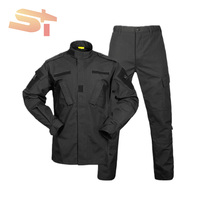Ensemble de combinaison de camouflage vert SIKE pour hommes, tenue d'entraînement tactique en plein air, vêtements de travail résistants à l'usure, style printemps-automne