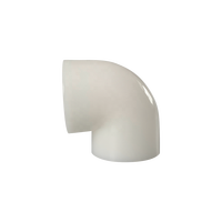 Sambungan Cepat Hot Melt Socket Elbow PP FRPP Sistem Perpipaan Plastik Tahan Lama Fitting Pipa Air Plastik untuk Penggunaan Rumah dan Industri