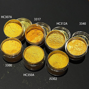 Polvo de Mica Dorado de Alta Calidad, Pigmento Perlado Dorado, Polvo de Oro Real de 24K para Pintura/Recubrimiento/Tinta/PVC/Maquillaje - Product Image 2