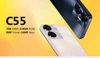 2024 nuevo C55 6.517 pulgadas IPS HD + pantalla Dual Sim Octa Core 4GB Ram 128GB Rom 3G y 4G teléfono inteligente más barato teléfono inteligente