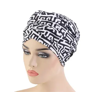 Nieuwe Mode Vrouwen Multi Gebruik Afrikaanse Buis Tulband Print Lange Moslim Hoofd Wrap Hoofddoek Bloemen Afrika Headwraps