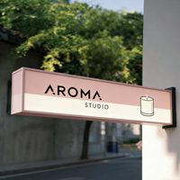 Vente flash : enseigne lumineuse en acrylique personnalisée, lettres LED pour la décoration de magasin, équipement publicitaire