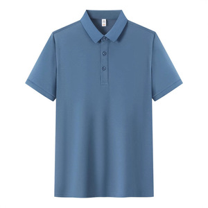 Camiseta Polo Unisex de Color Sólido, Fibra de Poliéster, Manga Corta, Ropa de Trabajo, Uso Diario - Product Image 1