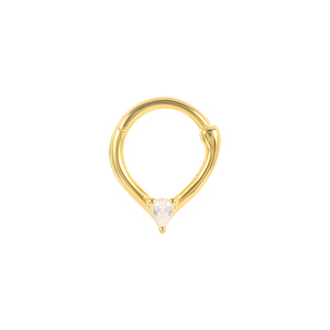 ROXI - Aros de Plata de Ley 925 con Gotas de Agua y Circonitas para la Nariz, para Mujeres y Niñas - Product Image 1