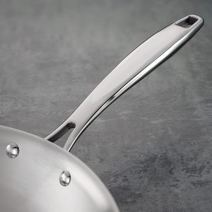 Juego de 6 utensilios de cocina modernos de acero inoxidable con tapas de vidrio templado, sartén ecológica, olla, cacerola, para cocinar en casa con gas - Product Image 3