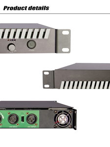 Recordio 2024 nuevo diseño profesional 2 canales 600 vatios amplificador de potencia <span class=keywords><strong>1U</strong></span> para escuelas de iglesias de escenario - Product Image 4