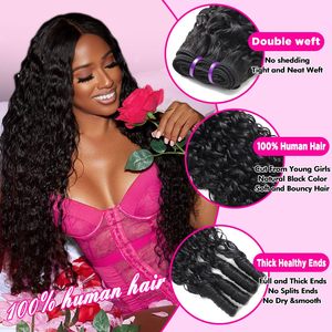 Double Drawn Virgin Hair Bundles Cuticle Aligned Soft Silky Human Hair 100g Unprocessed Brazilian Human Raw Hair Vendors - Product Image 2