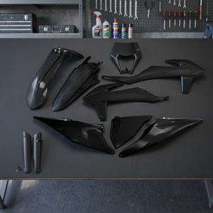 Per KTM 350 2020-Kit di plastica completa 2023 con porta fari neri accessori moto - Product Image 2