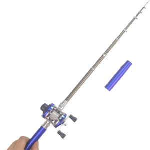 Canna da pesca e mulinello rotondo baitcasting combo bambini 5 piedi penna canna da pesca e mulinello set bara de pescar - Product Image 4