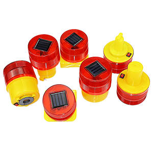 Lampu Peringatan Tenaga Surya Model 01 untuk Crane Menara, Pembatas Jalan, Lampu Sinyal Konstruksi, Lampu Strobo Keselamatan Berkedip di Malam Hari - Product Image 5