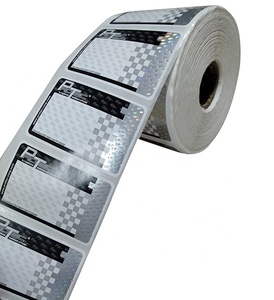 UV Invisible logo <strong>Security</strong> Paper Hot Stamping Hologram Sales Stamp Box Seal Sticker - Product Image 3